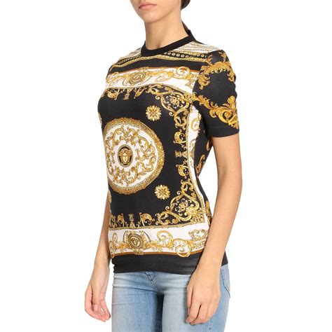 versace tshirt donna collezione 2018|versace t shirt women.